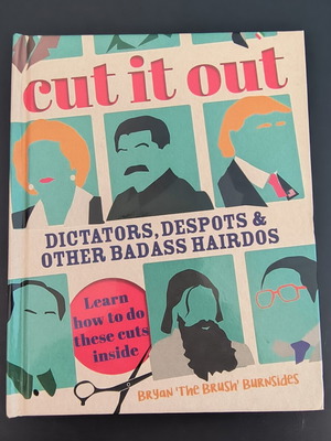 Cut It Out book like new, English, dictators' hairstyles