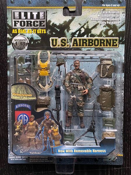  1:18 Blue Box Toys BBi Elite Force WWII US Army Airborne Soldier - Ritter