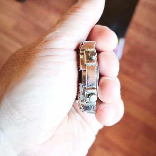 Casio Illuminator used collectible watch with crown issue silver