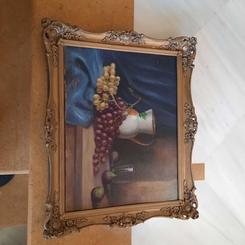 Painting used by Pantazopoulos with ornate frame