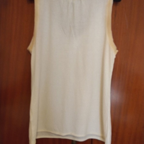 Boss sleeveless shirt used, size L, beige