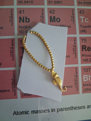 Lagoona Blue G1 Basic necklace painting gold like new