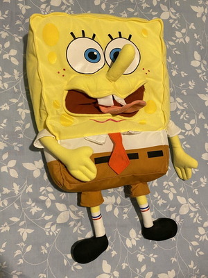 SpongeBob SquarePants 60cm adjustable mouth and tongue like new