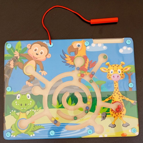 Wooden toy with magnet like new
