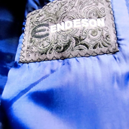 Edeson Fashion blue suit set new with jacket 50, trousers 32, shirt M and tie