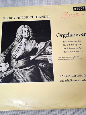 Orgelkonzerte LP used with works by Georg Friedrich Händel and Karl Richter
