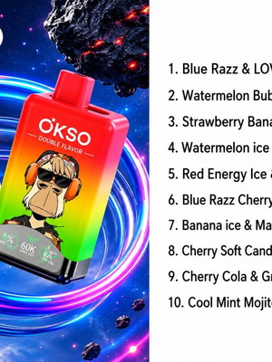 Okso Vape 60000 Puffs New, Flavor Combination