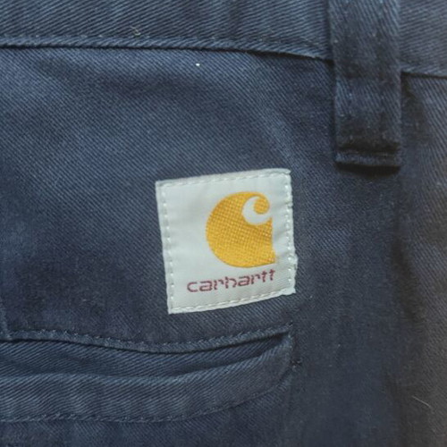 Carhartt Wip Chino Pants Navy used, W33 Baggy Skater Fit