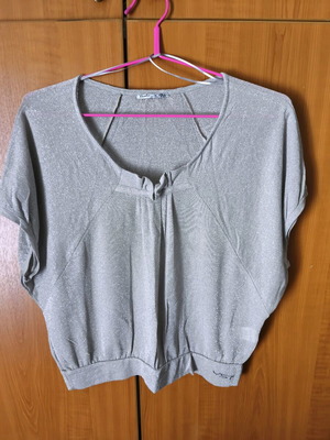 Ysatis blouse with silver thread like new, evening or afternoon wear