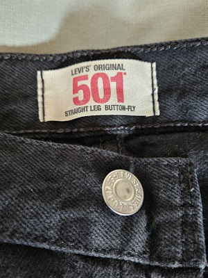 Levi’s 501 Original black jeans W34 L32