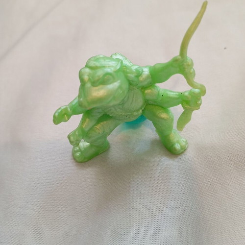 Vintage Υπογήινος Ninja Kombattini figure used, green