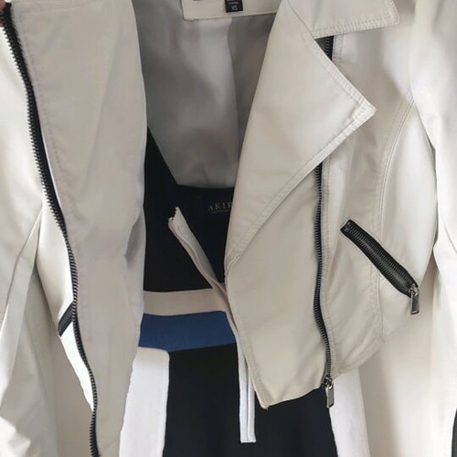 Set of jumpsuit and leather jacket new, size S and XS