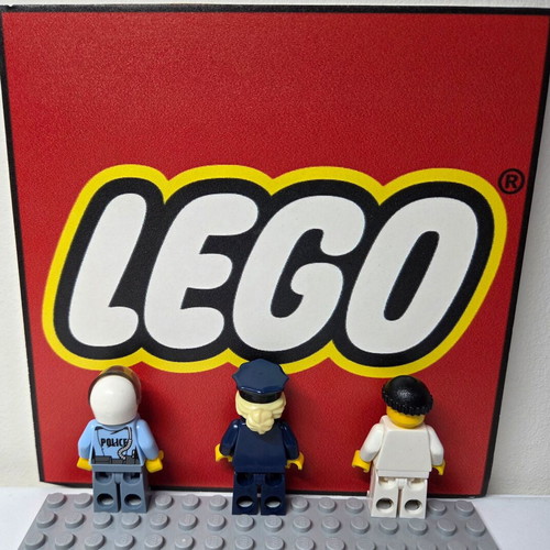 Lego 3 police minifigures new