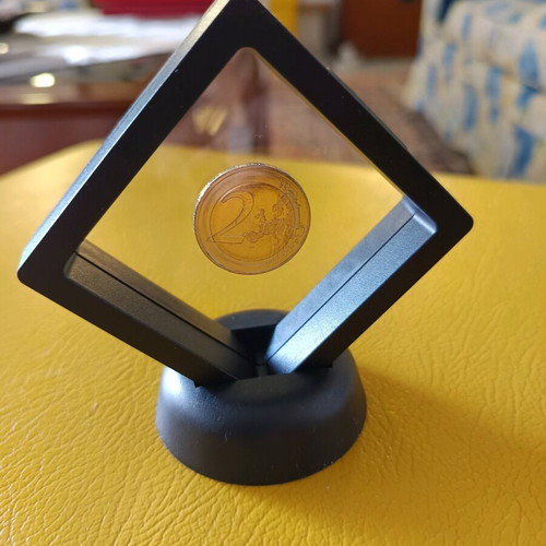 Maria Callas Uncirculated Two-Euro Coin with Display Stand New
