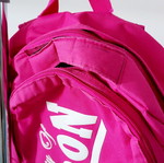 School bag for girls, pink