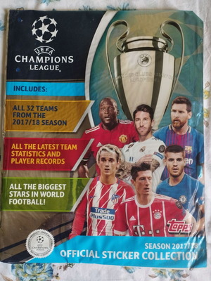 Topps Champions League 17/18 Starter Pack Album new
