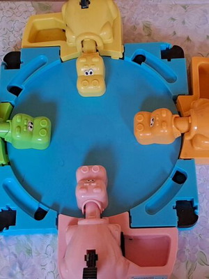 Hippo game used with missing pieces