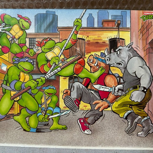 TMNT Teenage Mutant Hero Turtles Official Medal Collection Mirage Studios 1990 like new