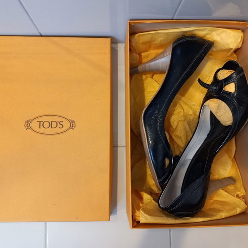 Tod's black pumps used, size 37