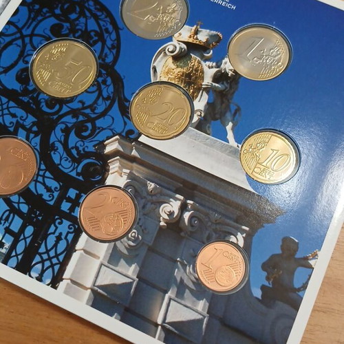Σετ ευρώ Αυστρία 2010 σαν καινούργιο