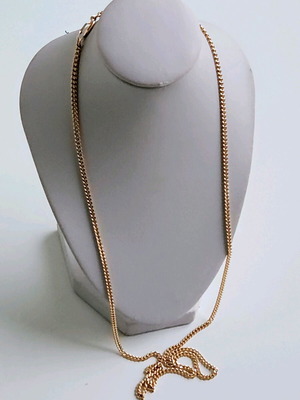 Χρυσή μακριά αλυσίδα λαιμού 14 καράτια μεταχειρισμένη