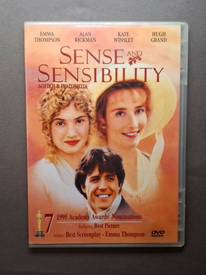 Sense and Sensibility 1995 DVD like new, romantic drama with subtitles