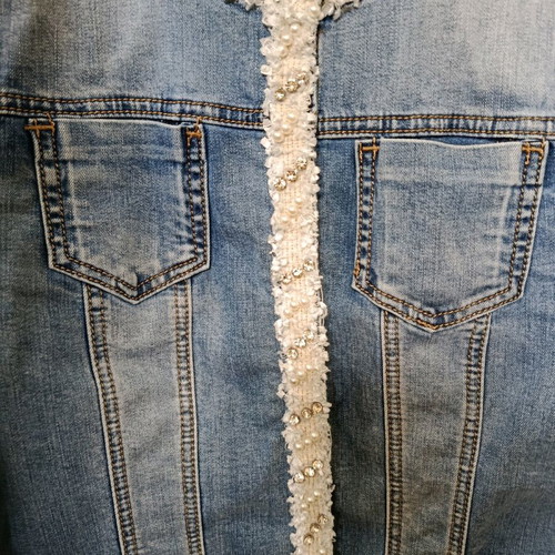 Denim jacket like new, blue, size S