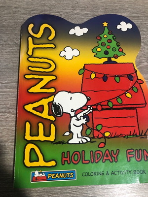 Snoopy χριστουγεννιάτικο βιβλίο δραστηριοτήτων σαν καινούργιο