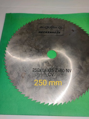 Δίσκος κοπής ξύλου Augusta 250 mm καινούργιος, 80 δόντια
