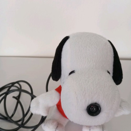Toy camera pc like new, plush with camera on nose