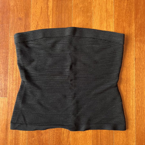 Cos strapless top like new, black, size M