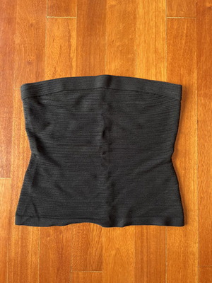 Cos strapless top like new, black, size M