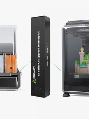 Creality K1C 3D εκτυπωτής με CFS πολύχρωμη εκτύπωση σαν καινούργιο