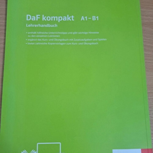 DaF kompakt A1-B1 Teacher's Book like new