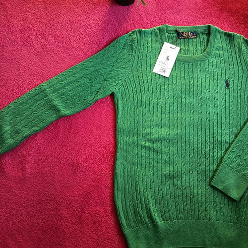Ralph Lauren Knit Polo Size L New With Tags Green