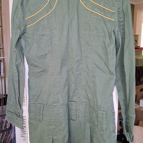 Diesel Vintage Y2K Utility Dress Jacket green, like new