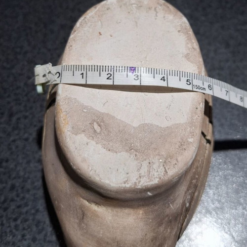 Handmade Clay Lamp decorative replica of Late Antiquity, like new