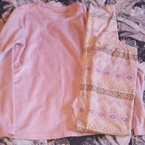 Velour pajama for girls Pepperts! like new, size 146-152, 10-12 years, pink