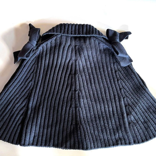 Red Valentino knitted wool cardigan like new, blue