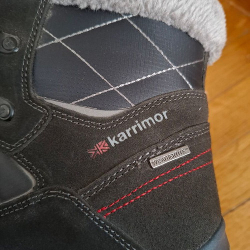 Karrimor women's hiking boots No 41 like new, waterproof black