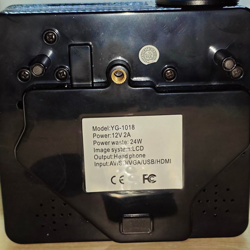 Mini Portable LED Projector HD with HDMI USB and SD like new