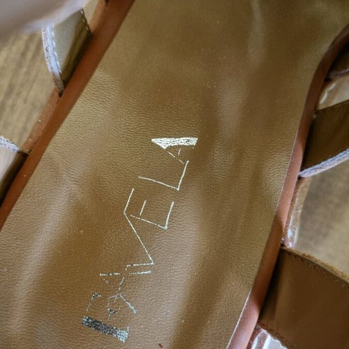 Favela Flatform Sandals No38 Like New Brown Leather