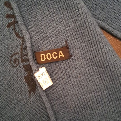 Doca men's blue navy scarf like new