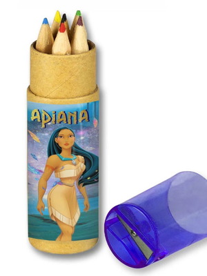 Pocahontas Colored Pencils 10pcs new with Child's Name