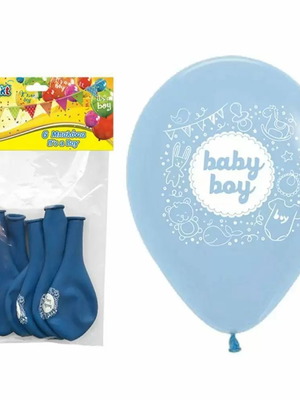 Balloons "It's a Boy" 30cm set of 6 new