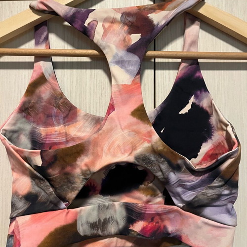 Stradivarius sports bra multicolor like new