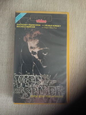 Web of the Spider VHS σαν καινούργιο, θρίλερ τρόμου με υπότιτλους