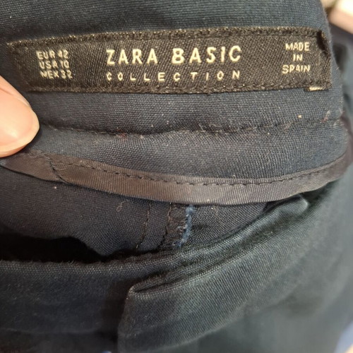 Zara basic blue suit pants size L like new
