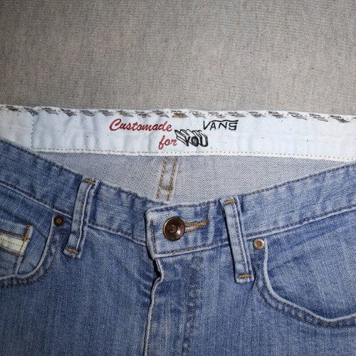 Vans blue jeans Y2K mid/low waist like new