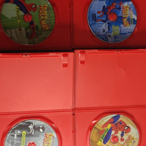 The Spectacular Spider-Man DVD set, parts A, B, C & D, Greek dubbed